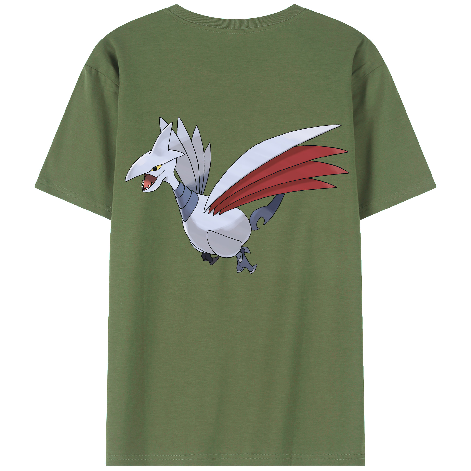 （画像用） ポケットモンスター Pokémon 綿100％ メンズ半袖Tシャツ（バックプリント） 通気性